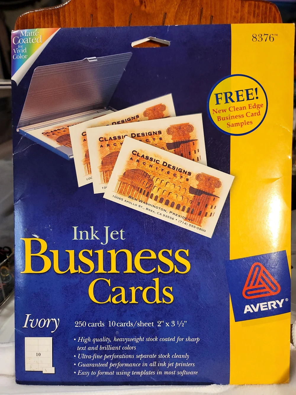 Business Cards - Printable 5 Packs